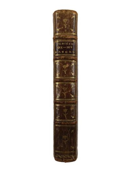M. Pascal «Pensées», 1754, (10.5x17 cm). Nouvelle édition, A Paris chez Guillaume...