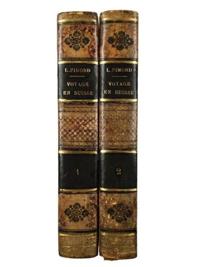 L. SIMOND «Voyage en Suisse fait dans les années. 1817, 1818 et 1819.», 1824, (21x13...