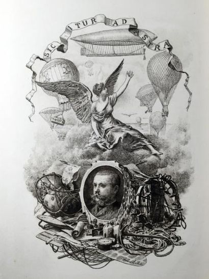 Gaston Tissandier «L'histoire des ballons et des aéronautes célèbres», 1887, H. Launette...