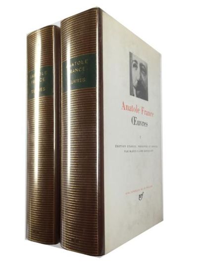Pléiade: Anatole France Lot de 2 volumes de la Pléiade «Œuvres». Très bon état.
