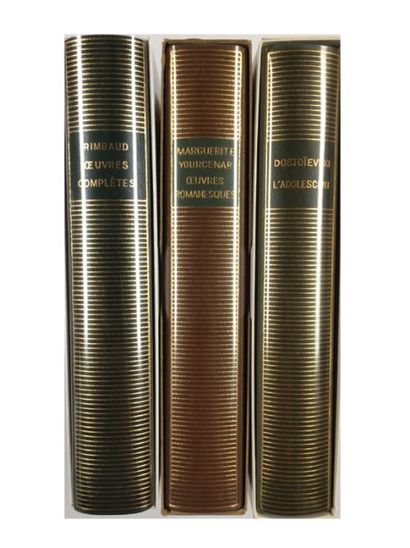 Pléiade: Auteurs Divers Lot de 3 volumes de la Pléiade «Œuvres complètes» d'Arthur...