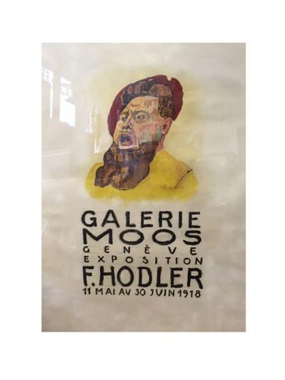 Ferdinand Hodler «Gallerie/ Moos/ Genève/ Exposition/ F.Hodler/ 11 mai au 30 juin...