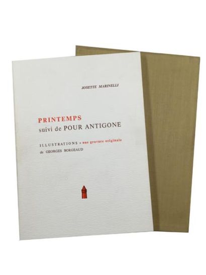 Georges Borgeaud (peintre genevois) et Josette Marinelli «Printemps» suivi de «Pour...