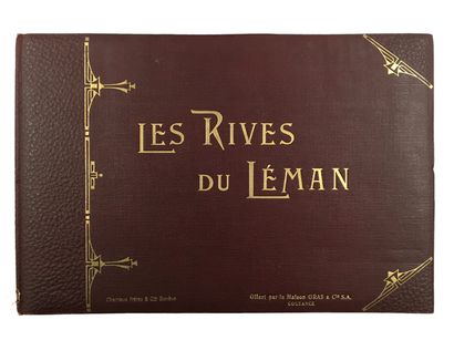 Charnaux Frères (photographes) «Les Rives du Léman», 1912, in 4°, A Genève. Ravissant...