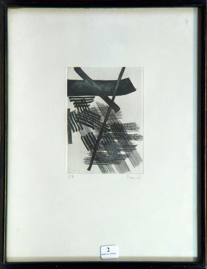 null 2- Cl. FRANCES

Deux lithographies 

Epreuve d'Artiste