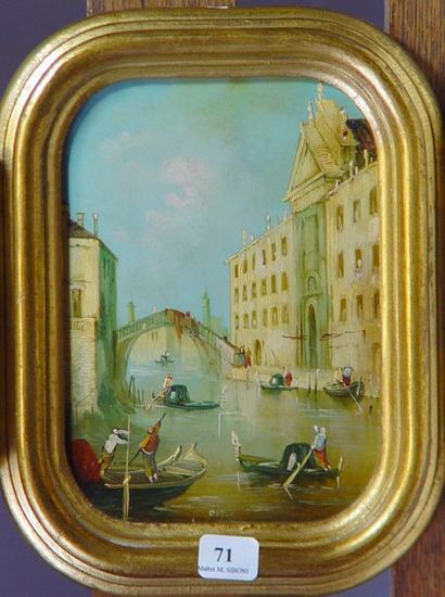null 71- DEYER

''Venise''

Huile signée en bas milieu

16 x 11 cm