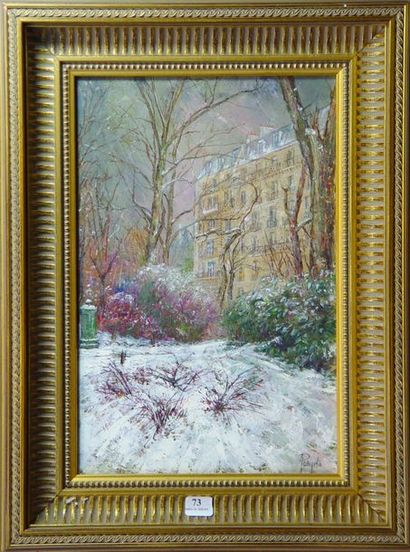 null 73- A. PRAIZELIN

''Neige à Paris''

Huile sur toile

34 x 22 cm