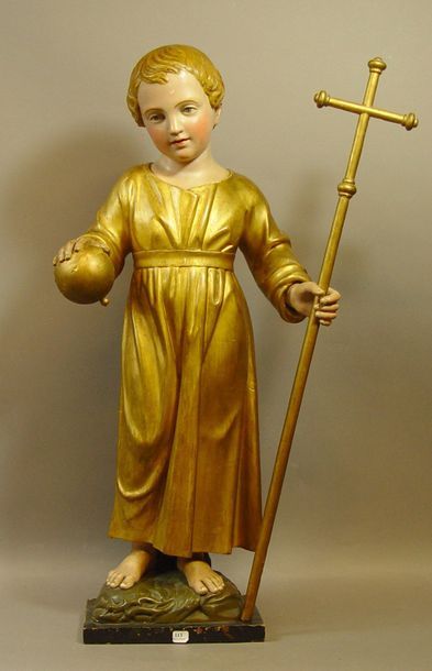 null 113- ''Enfant de choeur''

Sculpture en bois et pâte polychrome

H : 85 cm