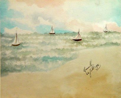 null 65- Angèle TRUCCHI

''Trouville''

Deux aquarelles situées et datée 22 et 18...