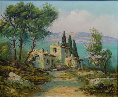 null 81- PIARY

''Paysage de Provence''

Huile sur toile signée en bas à droite

46...