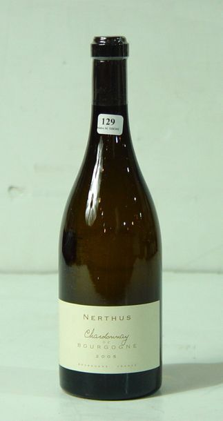 null 129- 6 bouteilles de Chardonnay Nerthus Domaine Roblet-Monnot 2005