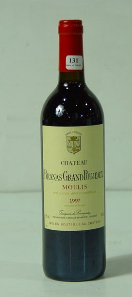 null 131- 12 bouteilles de Château Branas Grand Poujeaux 1997