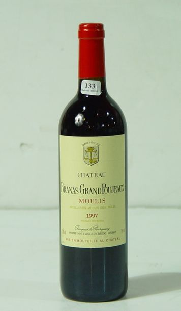 null 133- 6 bouteilles de Château Branas Grand Poujeaux 1997
