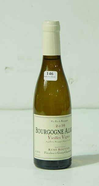 null 146- 12 bouteilles 37,5 cl de Bourgogne René Bouvier aligoté Vieilles Vignes...