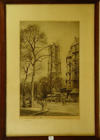 null 29- Louis WILLAUME

''Vues de Paris''

Deux lithographies