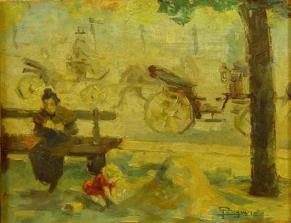 null 60- Jean DUGRENOT

''Souvenir de Paris''

Huile sur toile signée en bas à droite...
