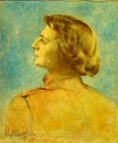 null 5- Antony GREENE

''Portrait de femme''

Huile sur toile signée en bas à gauche

60...
