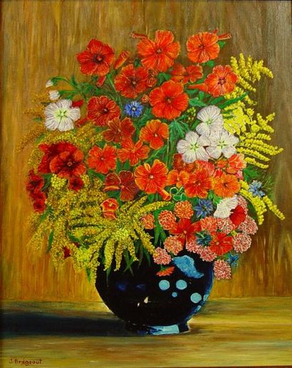 null 10- J. BREJEAUT

''Vase de fleurs''

Huile sur panneau

40 x 32 cm