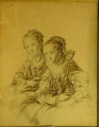 null 15- French
School ''Les deux amies''
Drawing
18 x 15 cm