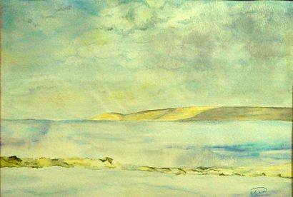 null 4- ESAM

"Dune

Watercolor signed lower right

20 x 27 cm