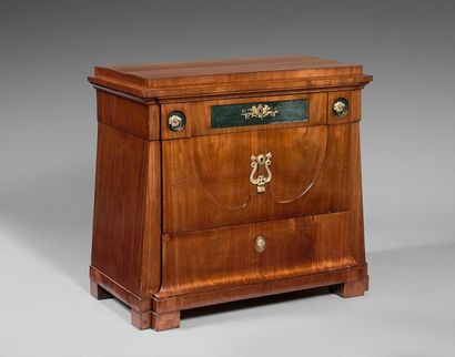 169- Chest of drawers in mahogany and mahogany...