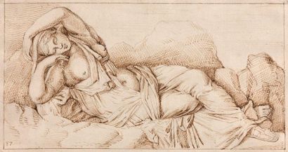 null 19- French School

"Odalisque

Drawing

12 x 20 cm