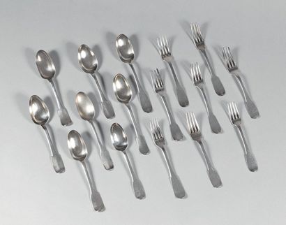 203- 8 silver cutlery 
Similar models 
eighteenth...