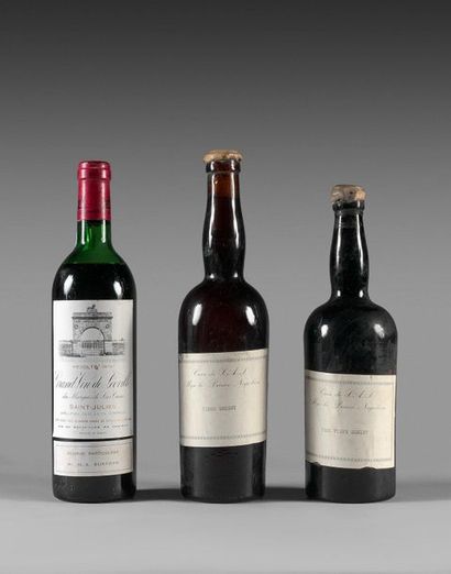 225- 2 bottles of Sherry ''cave de Monseigneur...
