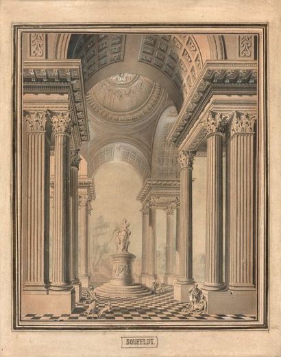 null 24- BLOWER

"The Temple of Diana

Enhanced drawing signed lower middle

30 x...