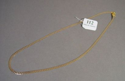 null 112- Collier en or jaune

Pds : 4,10 g