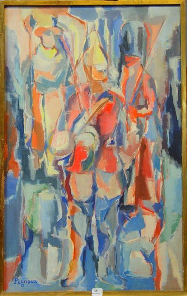 null 38- PIGNUINS

"Military parade

Oil on canvas signed lower left

60 x 37 cm