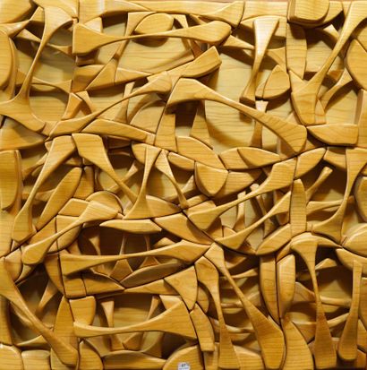 null 57- Lucien BENIERE

''Composition''

Eléments en bois sculpté

72 x 72 cm