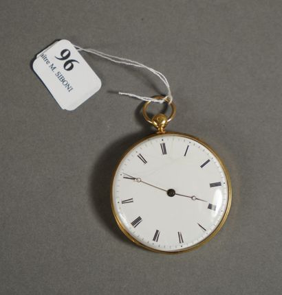 null 96- Yellow gold pocket watch

Weight: 44 g