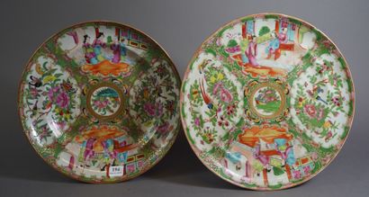 null 194- Deux assiettes en porcelaine de Canton

Diamètre : 24 cm