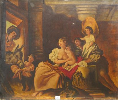 null 15- French School

The family and the donkey

Oil on canvas

46 x 54 cm