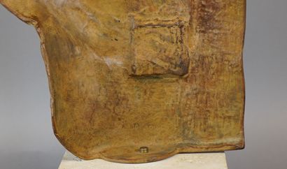 null 113- Igor MITORAJ (1944-2014)

''Asclépios''

Buste en bronze signé et numéroté

H...