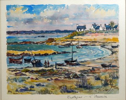 null 35- Polo GAMBIER

Brittany'' and ''Ste Anne du Castelet

Two watercolours signed...