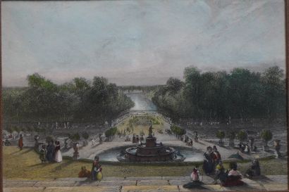 null 100- ''Versailles''

Deux gravures formant pendant

11 x 16 cm