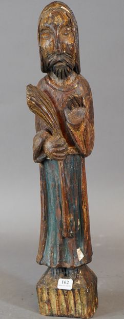 null 162- ''Saint Homme''

Statue en bois sculpté polychrome

H : 47 cm