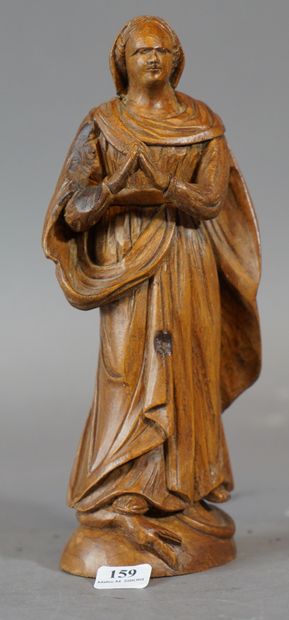 null 159- ''Sainte Catherine''

Statue en bois sculpté

H : 23 cm