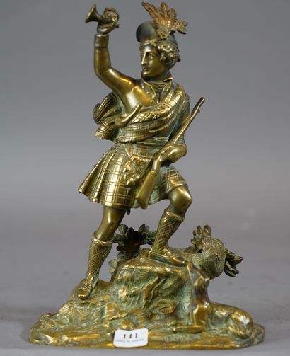 null 111- ''Chasseur écossais''

Sculpture en bronze doré

H : 23 cm