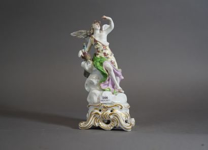 null 166- ''Femme et paon''

Sujet en porcelaine de Saxe

(accident et manques)

H...