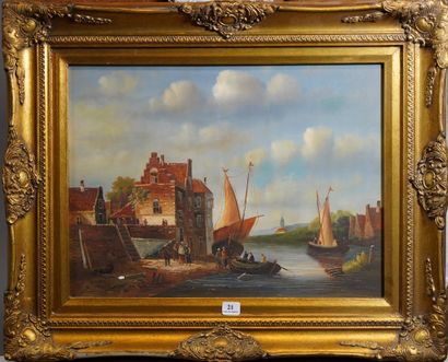 null 21- J. SMITH (?)

''Le port''

Huile sur toile signée en bas à gauche

(petit...