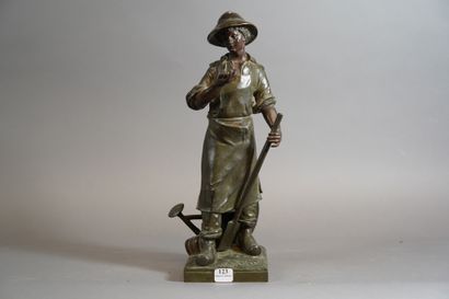 null 123- J. FLAMAND

''Jeune jardinier''

Sculpture en bronze

H : 34 cm