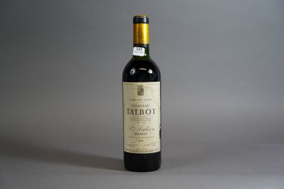 null 
349- 1 bouteille de Château Talbot Medoc 1959      