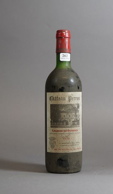 null 262- 1 bouteille de Château Perron Lalande de Pomerol 1979