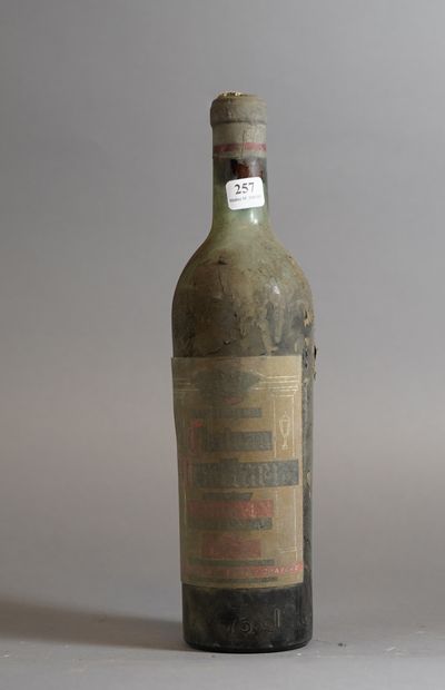 null 257- 1 bouteille de Château (?) Margaux