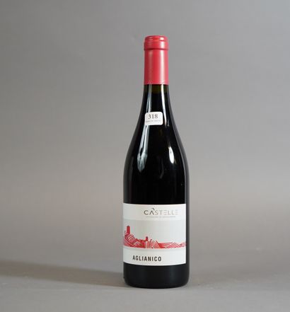 null 318- 6 bouteilles de Castelle Aglianico Cépage Napolitain (Rouge) 2017