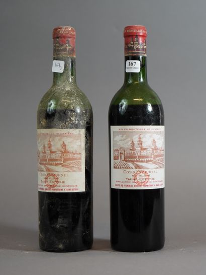 null 167- 3 bouteilles de Clos d'Estournel St Estèphe