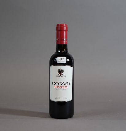 null 317- 12 demi-bouteilles de Corvo Rosso Vendemmia 2016